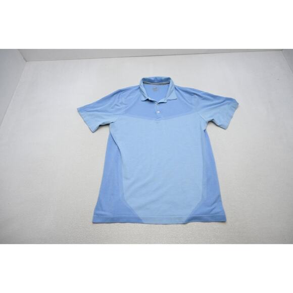 Puma Golf Polo DryCell Blues Short Sleeve Stretch Golf Shirt Mens Size Large - Picture 5 of 9